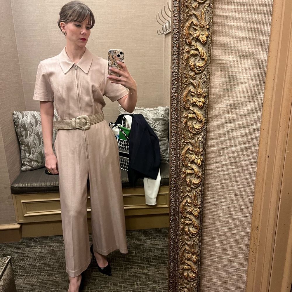 Trina Turk Jannise 2 jumpsuit in Flawless Beige